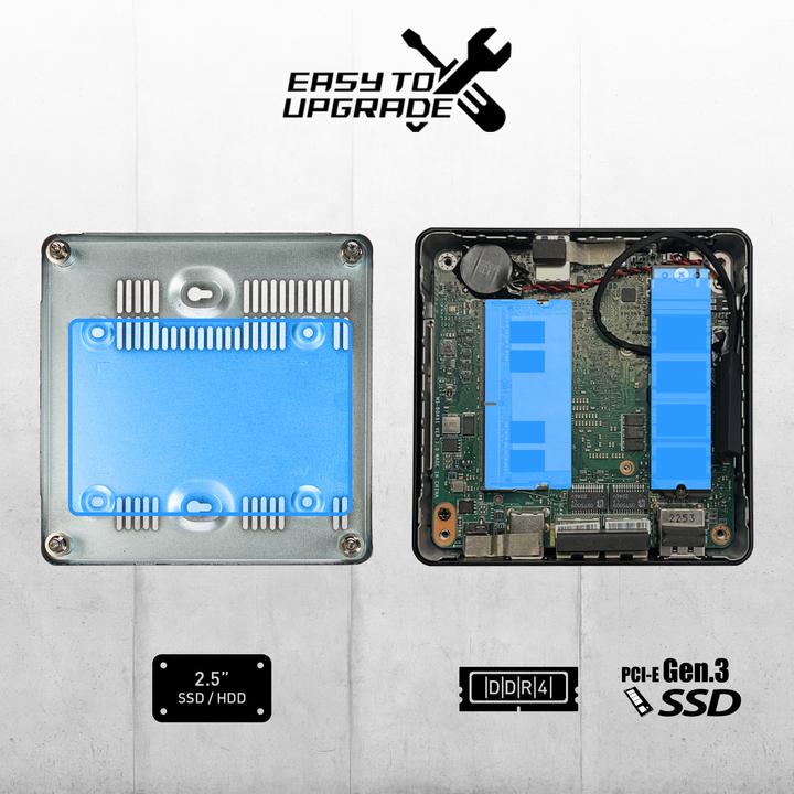 Image du produit MSI Cubi N ADL-007DE (Intel N100, 4 Go, 128 Go, Intel UHD Graphics)