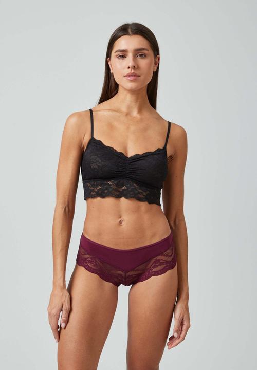 Actual product image Snocks Hipster Panties mit Spitze (M, pack of 3)