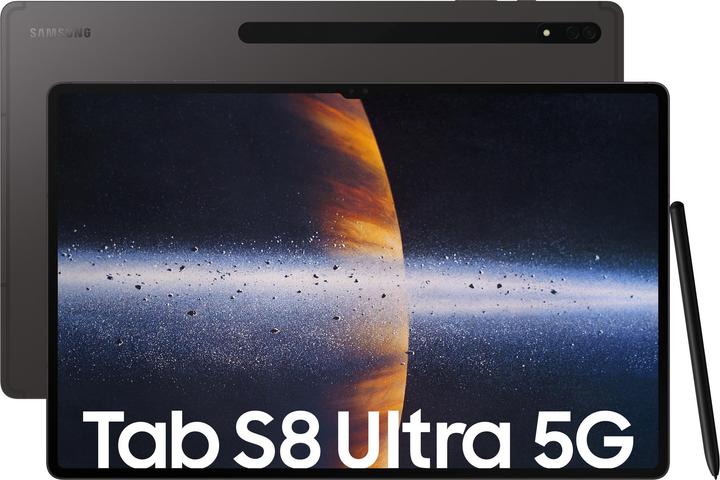 Image du produit Samsung Galaxy Tab S8 Ultra (5G, 14.60", 256 Go, Graphite)