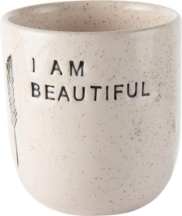 Feeling Good Inside Coffee mug I am beautiful cream 8.5 cm (1 x)