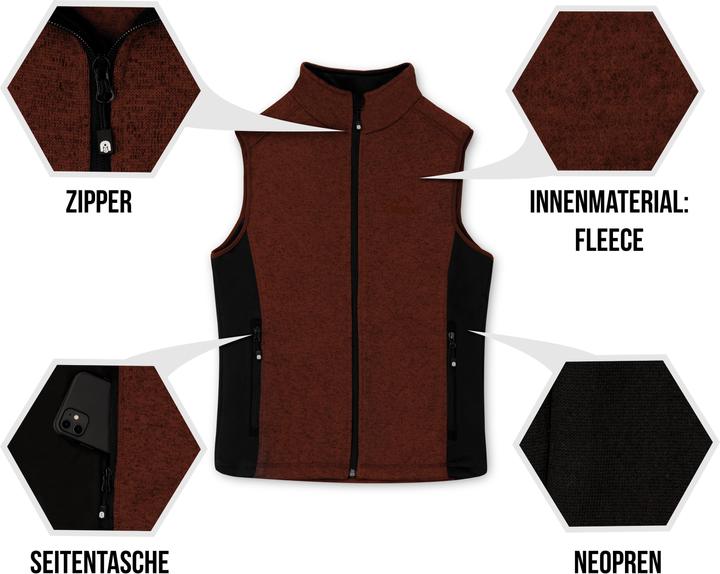 Immagine prodotto Normani Gilet da uomo in maglia di pile Shamattawa (3XL)