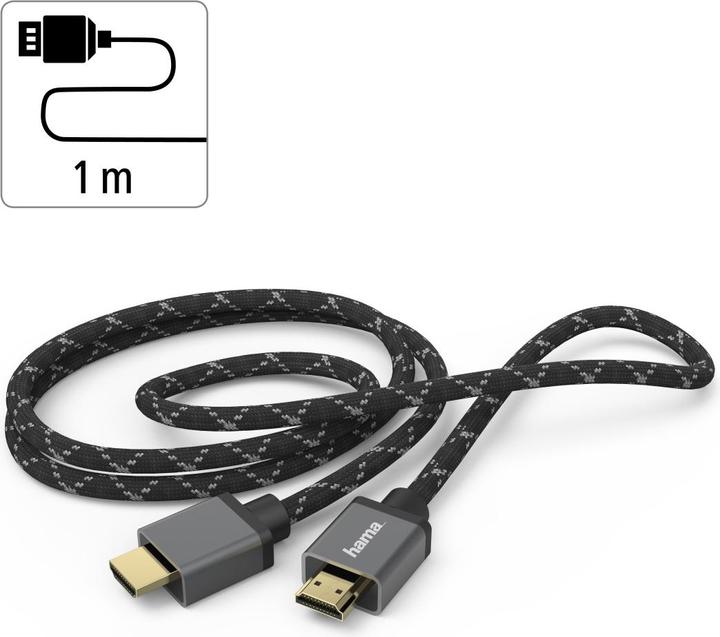 Image du produit Hama HDMI (Typ A) — HDMI (Typ A) (1 m, HDMI)