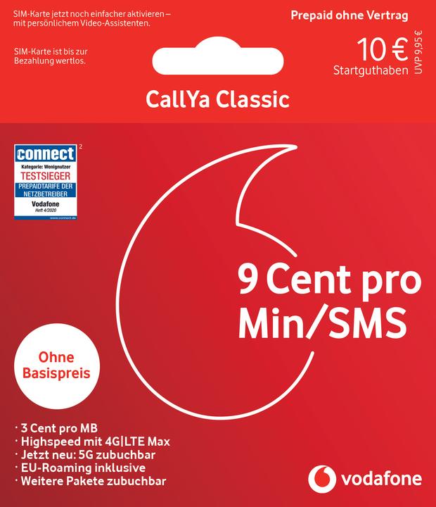 Produktbild Vodafone CallYa Classic FH Triple SIM