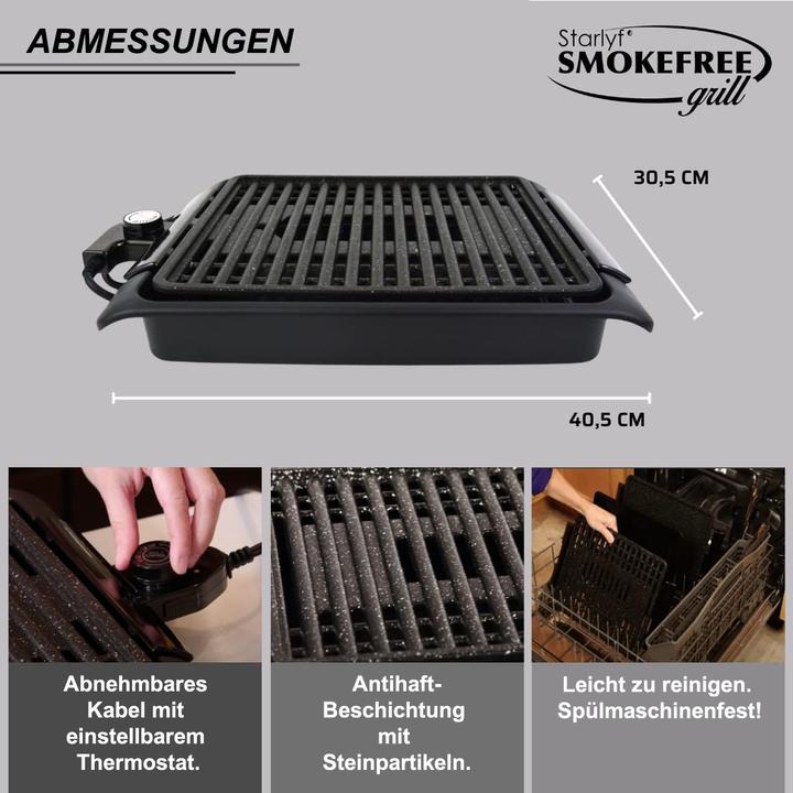 Actual product image Starlyf Smokefree Grill