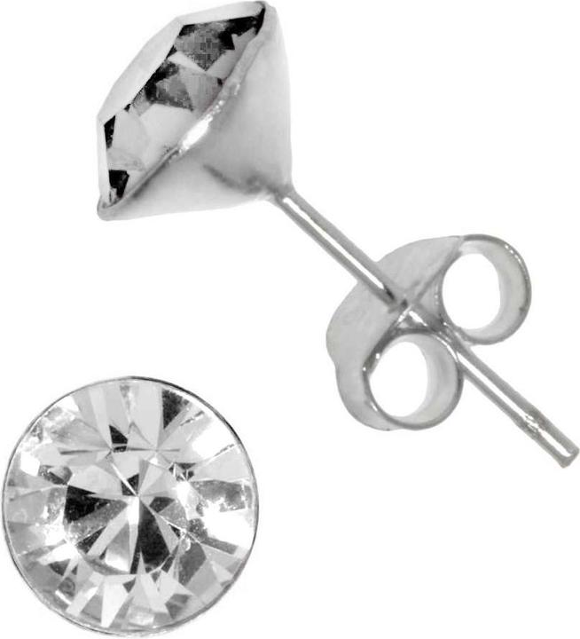 Bijouteria Ohrstecker (Silber 925, Kristall)