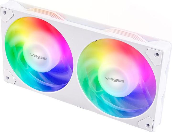 Actual product image Akasa Vegas A24 Addressable-RGB Fan (120 mm, 1 x)