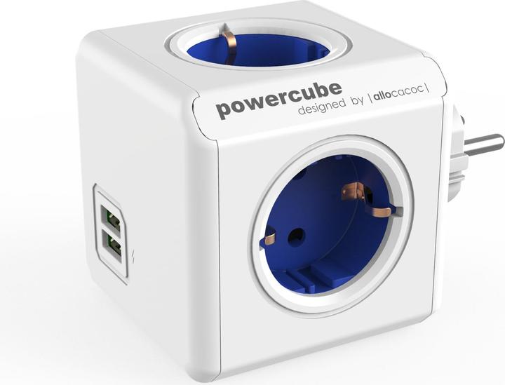 Immagine prodotto Allocacoc PowerCube originale USB tipo F per cubi estesi (4 x, CEE 7/4)