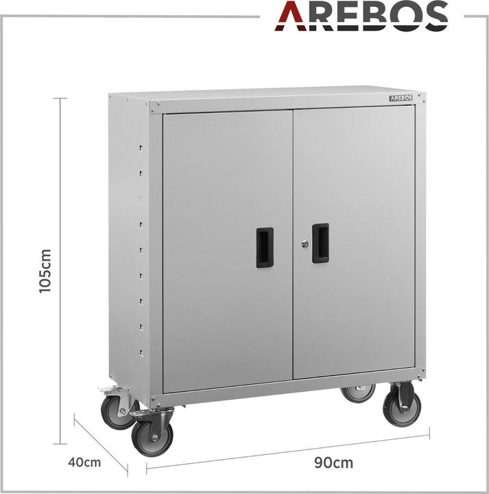 Actual product image Arebos Filing cabinet (90 x 90 x 40 cm)