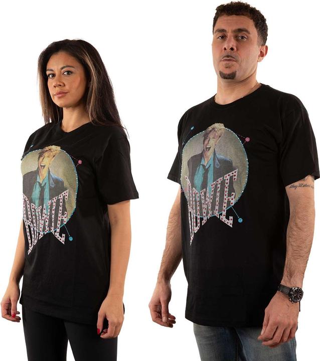 Image du produit David Bowie Unisexe Adulte 83 Vintage Embelli T-shirt (XXL)