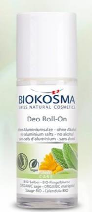 Actual product image Biokosma Deo Roll on Salb Ringe BIO 50ml (Roll-on, 50 ml)