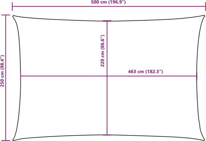 Actual product image VidaXL Awning (250 x 500 cm)