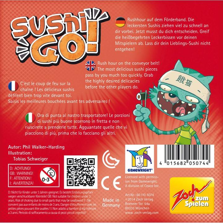 Productafbeelding Zoch Sushi gaan (Duits, Frans, Italiaans)