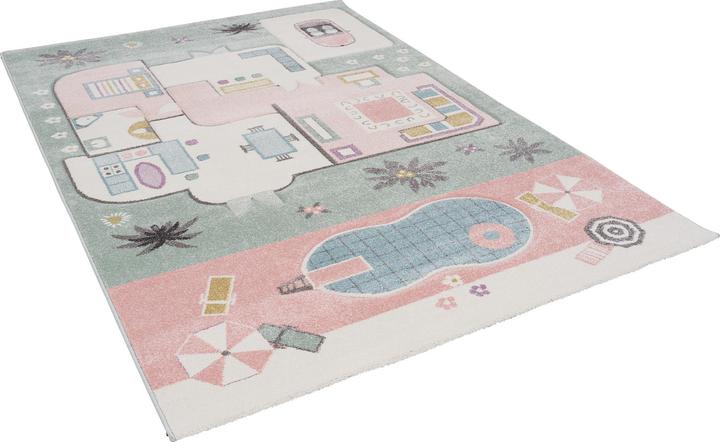 Pergamon Kinder Teppich Maui Kids Spielhaus (120 x 170 cm)