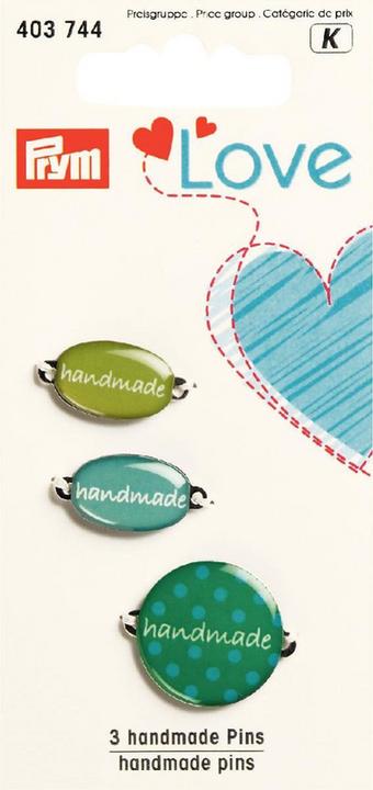 Immagine prodotto Prym Etichetta Love Handmade, cartoncino verde 3 pezzi.