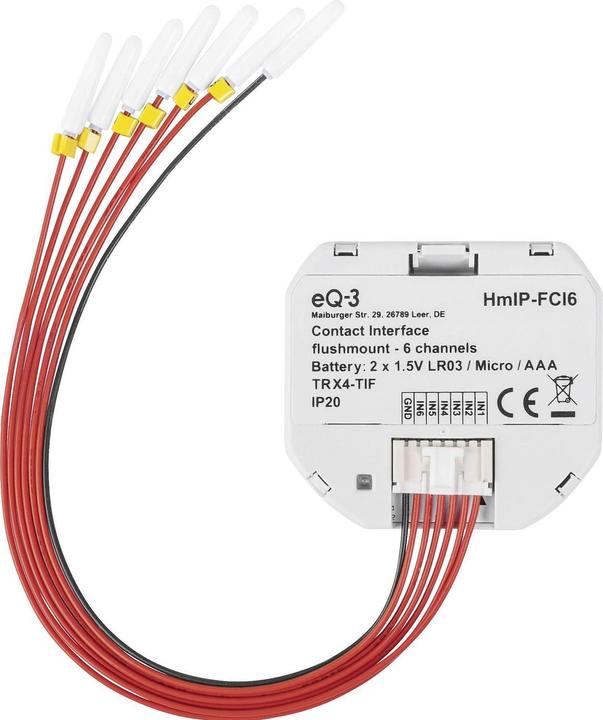 Actual product image EQ-3 Contact interface 6-fold (Switch actuator)