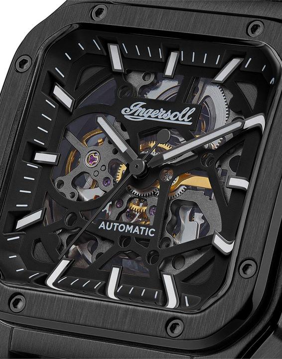 Produktbild Ingersoll 1892 Ingersoll I14504 Herrenuhr Ingersoll Ollie Automatik 45mm 5ATM (Skeleton-Uhr)