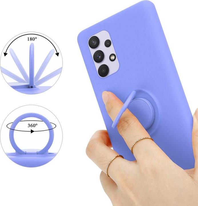 Actual product image Cadorabo TPU Liquid Ring Silicone Case Cover (Samsung Galaxy A33 5G)