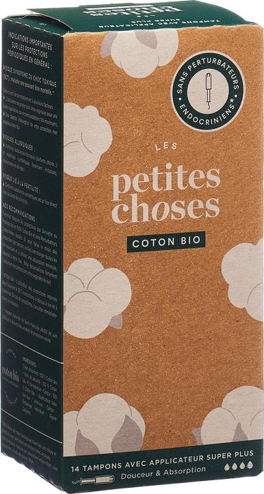 Image du produit Les Petites Choses tampons avec applicateur super plus bio (14 x)