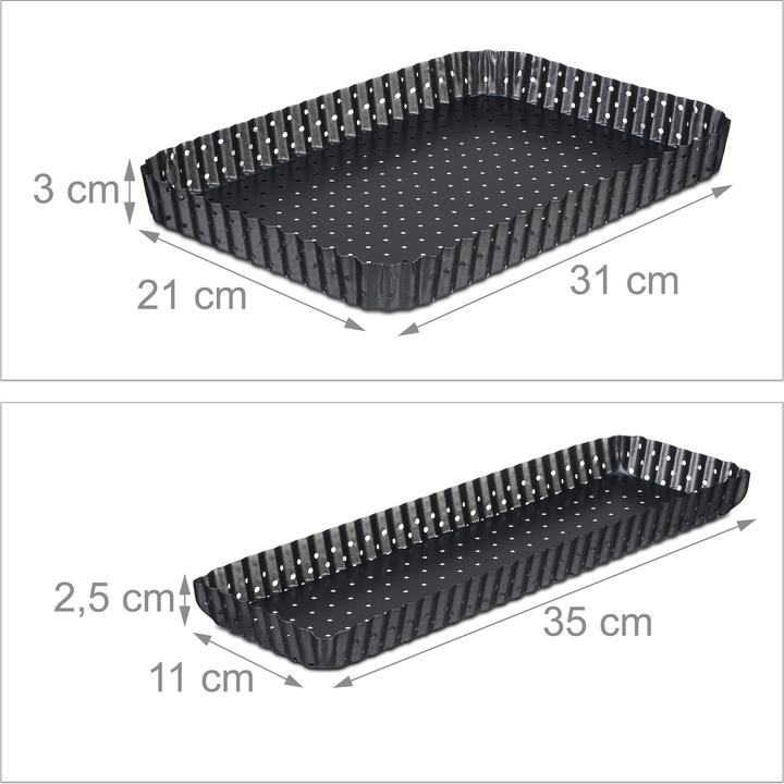 Immagine prodotto Relaxdays 2x teglie-microforate