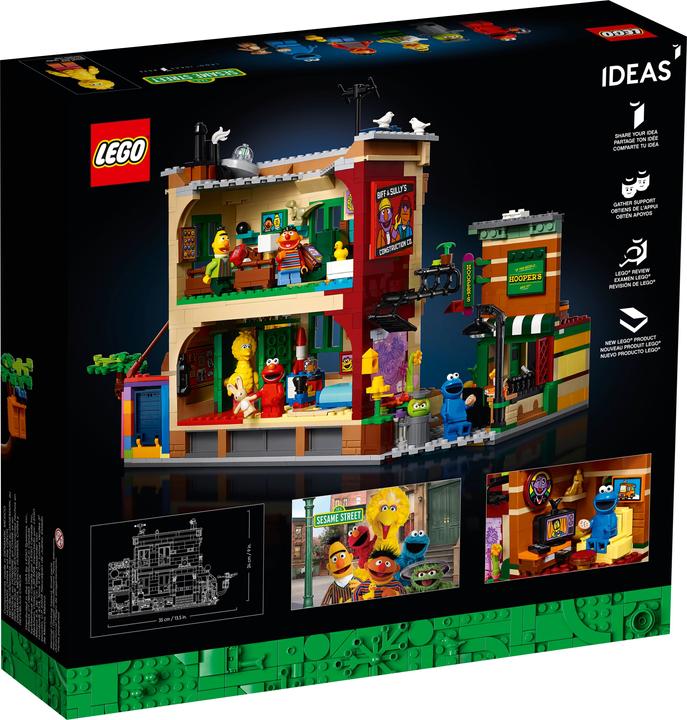 Produktbild LEGO Ideas End-Of-Live Set 123 Sesamstrasse - 21324 NEU! Teile 1367x (21324)