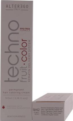 Alterego Technofruit Color 9/42 Very Light Blonde Copper Iris 100ml