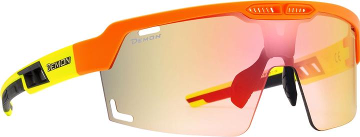 Actual product image Demon Speed Vent DCHROM (matt orange-red gold mirror, Self-tinting, Cylindrical, Gold mirrored)