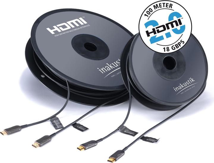 Actual product image Inakustik HDMI (Typ A) — HDMI (Typ A) (3 m, HDMI)