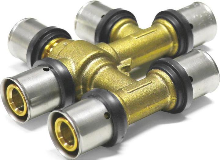 Actual product image Sanpro THPRESS Pressfitting cross-free T-piece TH contour 20x2 - 20x2 - 20x2 (T-connection)