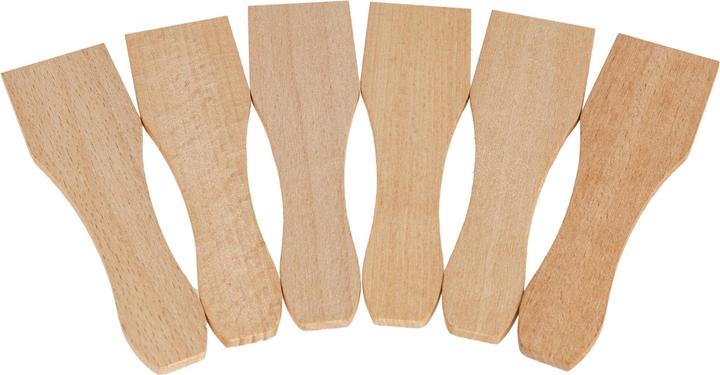 Furber Spatule à raclette en bois 6 pièces