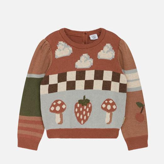 Produktbild Hust and Claire Pullover Pippa gestreift Café Rose (122)