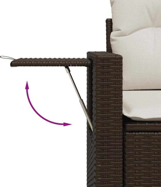 Immagine prodotto VidaXL Mobili da giardino Set di divani Set da giardino 7 pezzi Marrone