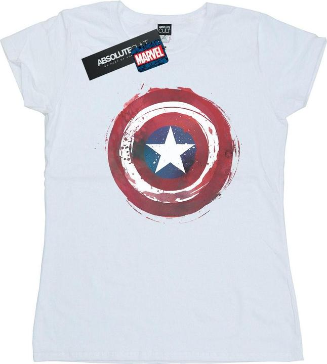 Produktbild Captain America Splatter Shield TShirt (L)