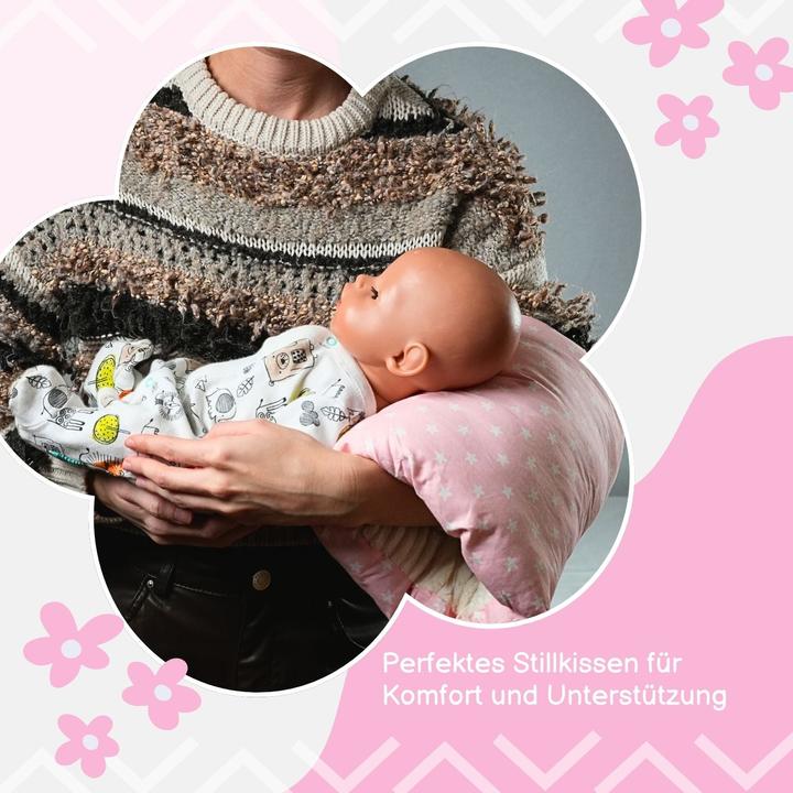 Immagine prodotto Hermex Baby-Stillkissen Lagerungskissen Arm-Stützkissen Lagerungsrolle Entlastungspolster (26.50 cm)