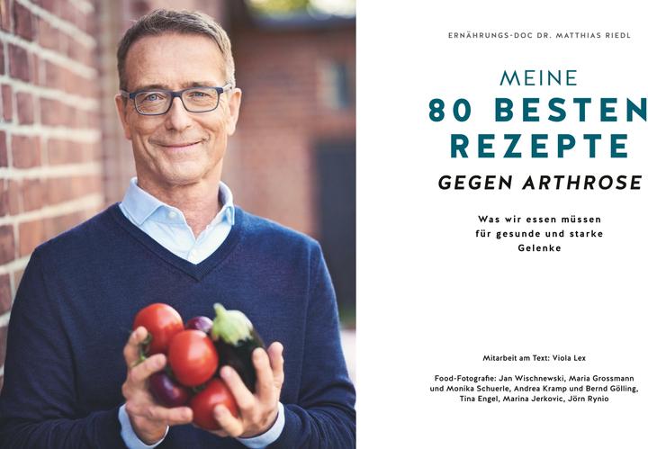 Actual product image Meine 80 besten Rezepte gegen Arthrose (German, Matthias Riedl, 2024)