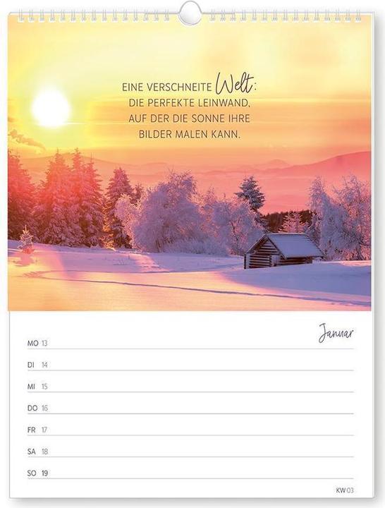 Produktbild Zeit für dich - Wochenkalender klein 2025 (18 x 24 cm, Deutsch)