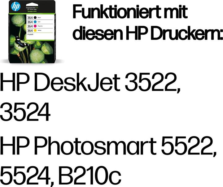 Actual product image HP 364 (M, C, FC, Y)