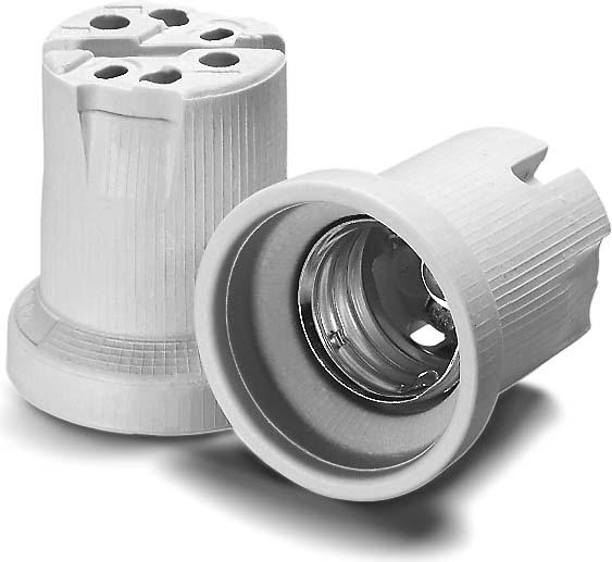Image du produit Houben VOSSLOH 107780 Douille, E40, porcelaine, blanc, 750V/18A/