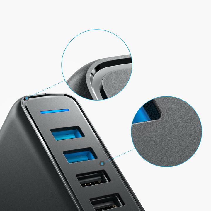 Actual product image Anker PowerPort Speed 5 (63 W)
