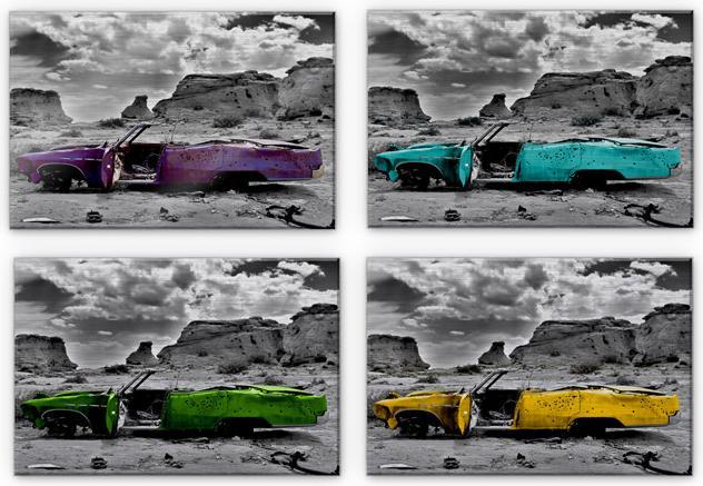 Image du produit Trenddeko Cadillac rouge (60 x 40 cm)
