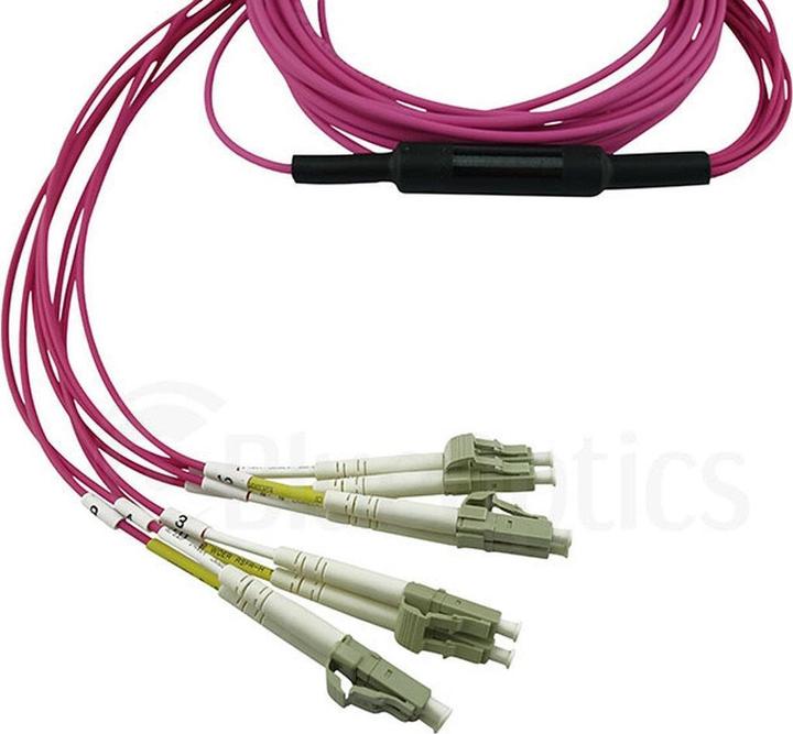 Immagine prodotto CBO Cavo di breakout in fibra ottica MPO/4xLC OM4 10 metri
