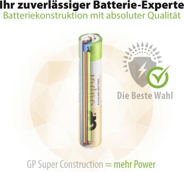 Immagine prodotto GP Batteries Super alcalina AAAA (2 pz., AAAA, 525 mAh)