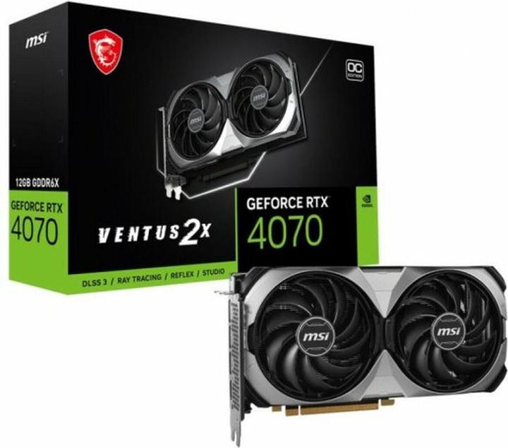 MSI VGA RTX4070 12GB Ventus 2X E OC (12 GB)