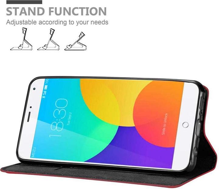 Actual product image Cadorabo Book Invisible Magnet Cover (Meizu MX4)