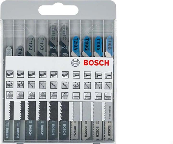 Produktbild Bosch Professional Zubehör 10-tlg. Stichsägeblatt-Set Basic for Metal and Wood