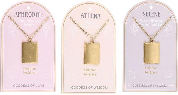 Something Different Halskette und Schlüsselring Set Goddess Energy 6erPack Edelstahl (Nickelfrei)