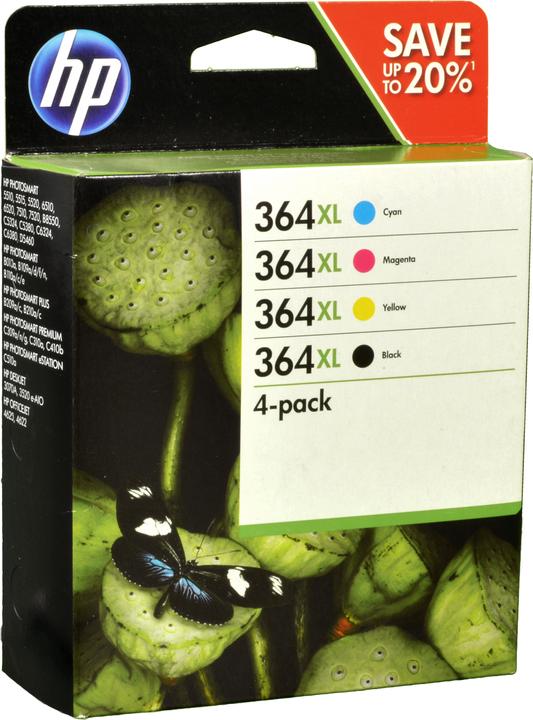 Actual product image HP 364xl (M, FC, Y, C)