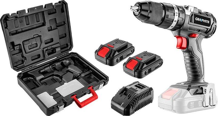 Actual product image Graphite 58G020-SET2 drill 18 V 2 x 2 Ah battery (Rechargeable battery operated)