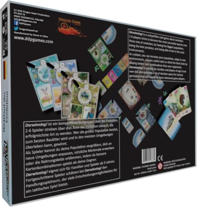 Immagine prodotto Dragon Dawn DARWINNING - Gioco da tavolo, per 2-6 giocatori, dai 9 anni in su (Tedesco)