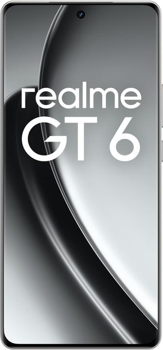 Actual product image realme GT6 (256 GB, Fluid Silver, 6.78", Dual SIM, 50 Mpx, 5G)