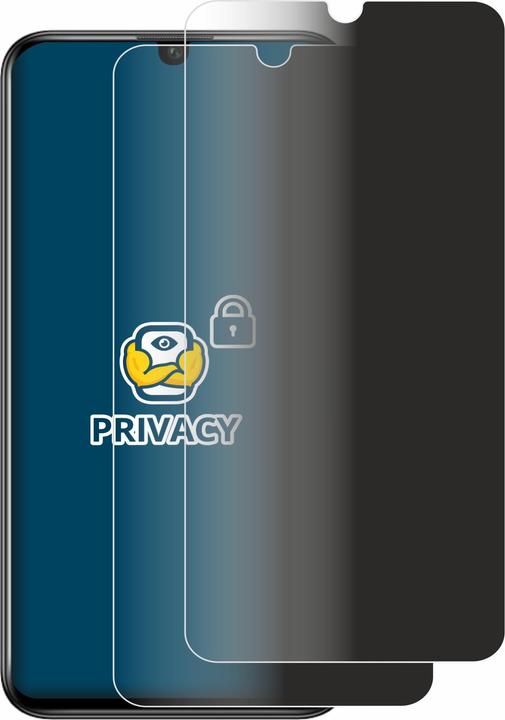 Productafbeelding BROTECT Anti-spionnetje privacyfolie Beschermfolie tegen blauw licht (2 Stuk, Honor 20 Lite)